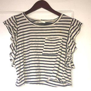Cute summer striped crop top